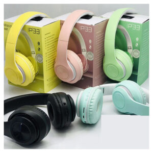 هدفون بی سیم Bluetooth wireless headphones p33